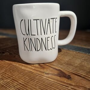 Rae Dunn Cultivate Kindness Ceramic Mug - Inspirational Home Dining Cup